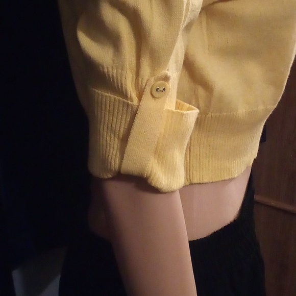 Gorgeous Sweater Project Yellow Crop Sweater - Size Large - Picture 6 of 8